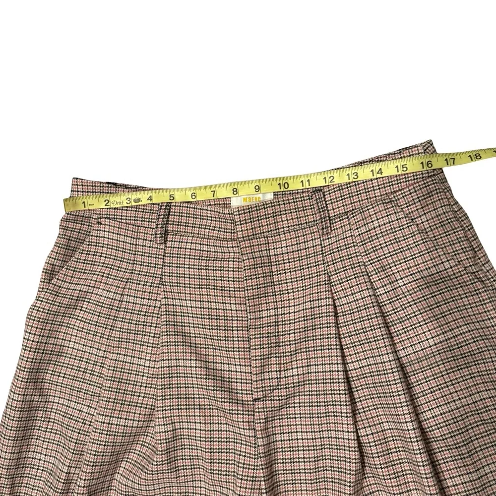 Maeve Anthropologie The Avery Pleated Wide-Leg Trousers: Plaid Edition, Sz 12 - Picture 10 of 13